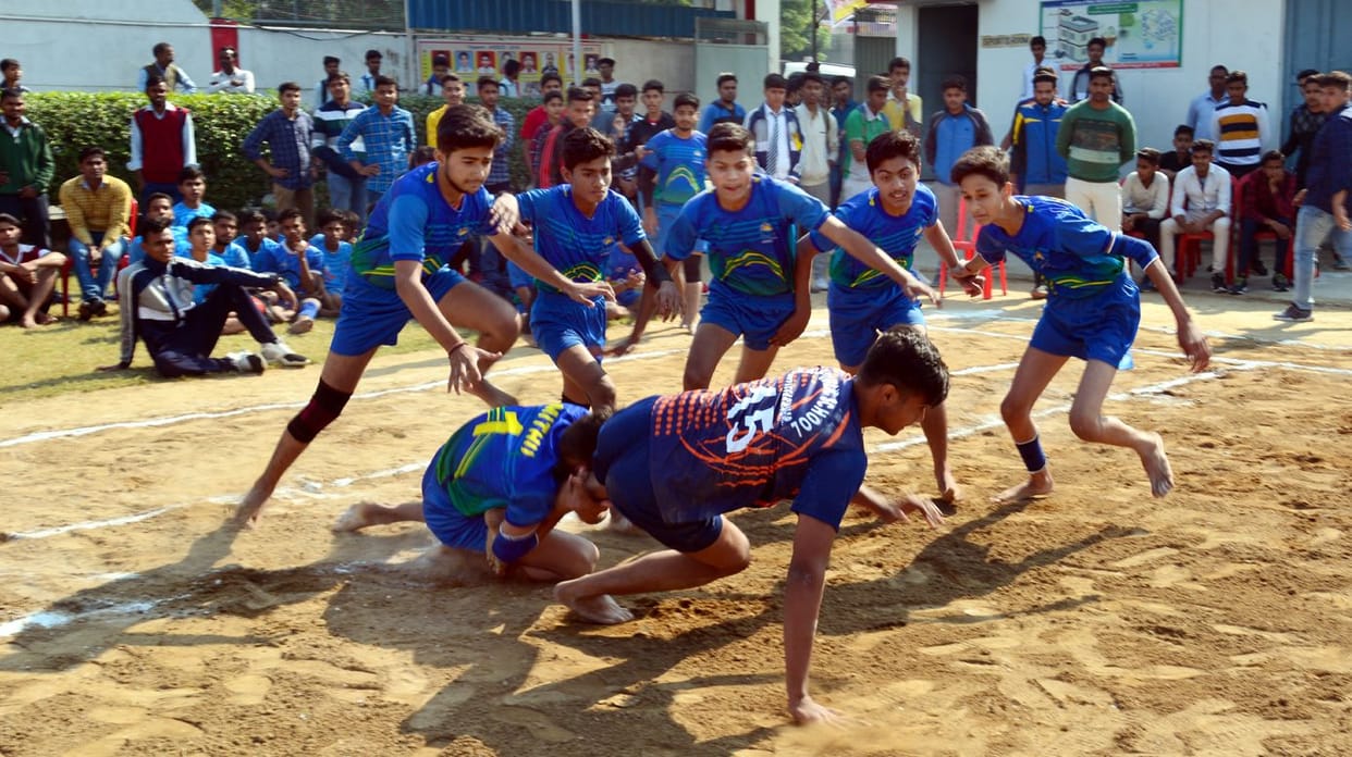 Kabaddi competition in JV Public School