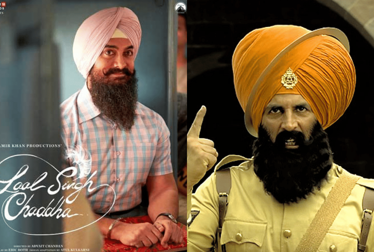 Akshay Kumar and Aamir Khan Fans Clash for Kesari look Laal Singh Chaddha