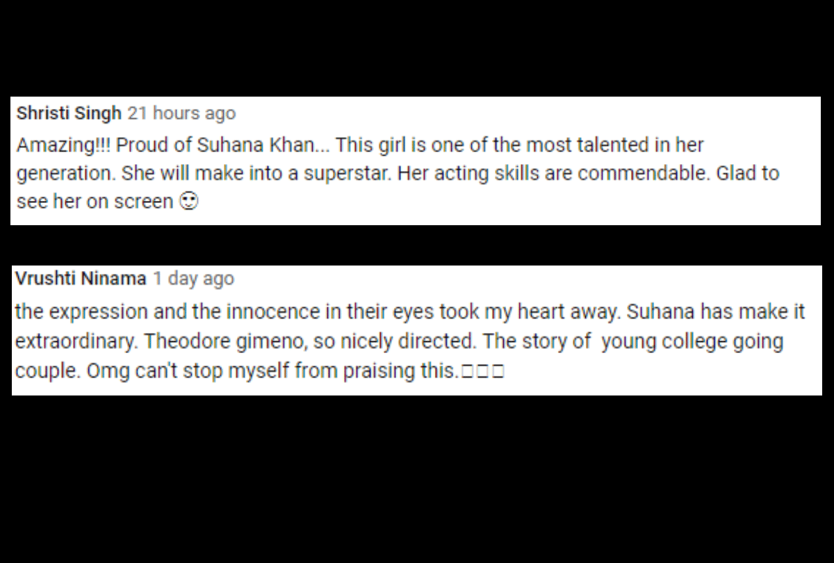 Shahrukh khan daughter Suhana Khan first Short Film People reaction