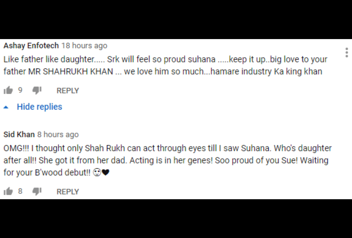 Shahrukh khan daughter Suhana Khan first Short Film People reaction