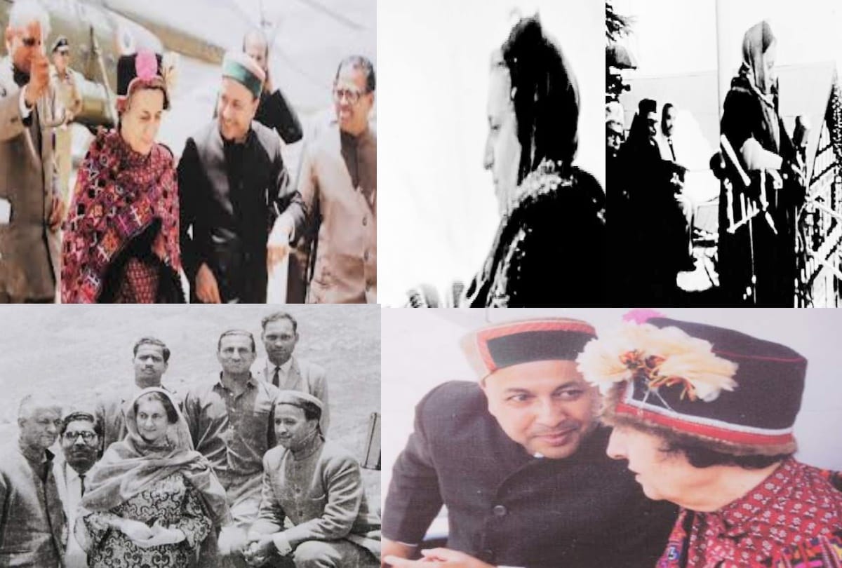 Indira Gandhi was deep connected with Himachal, See Rare Photos of indira shimla visit