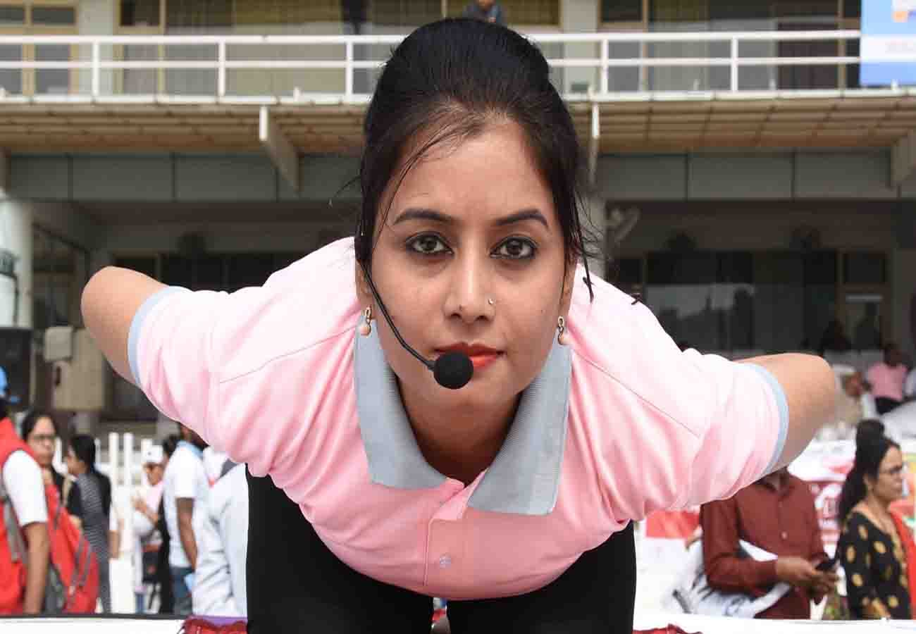 Healthy Family Fit India event in Green Park kanpur
