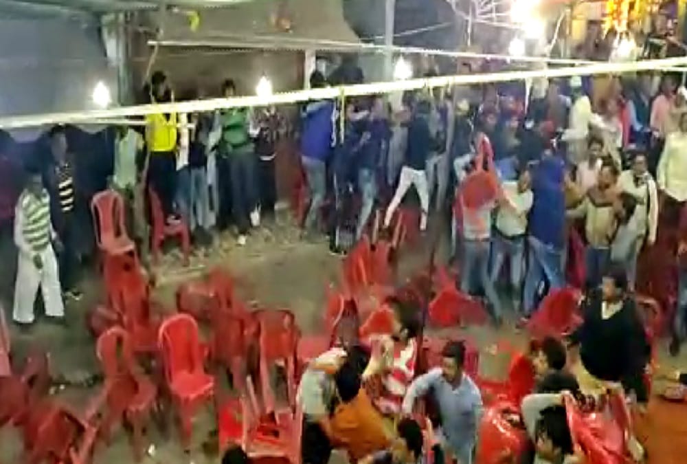 Ruckus in qawwali event on urs in haridwar police beaten public