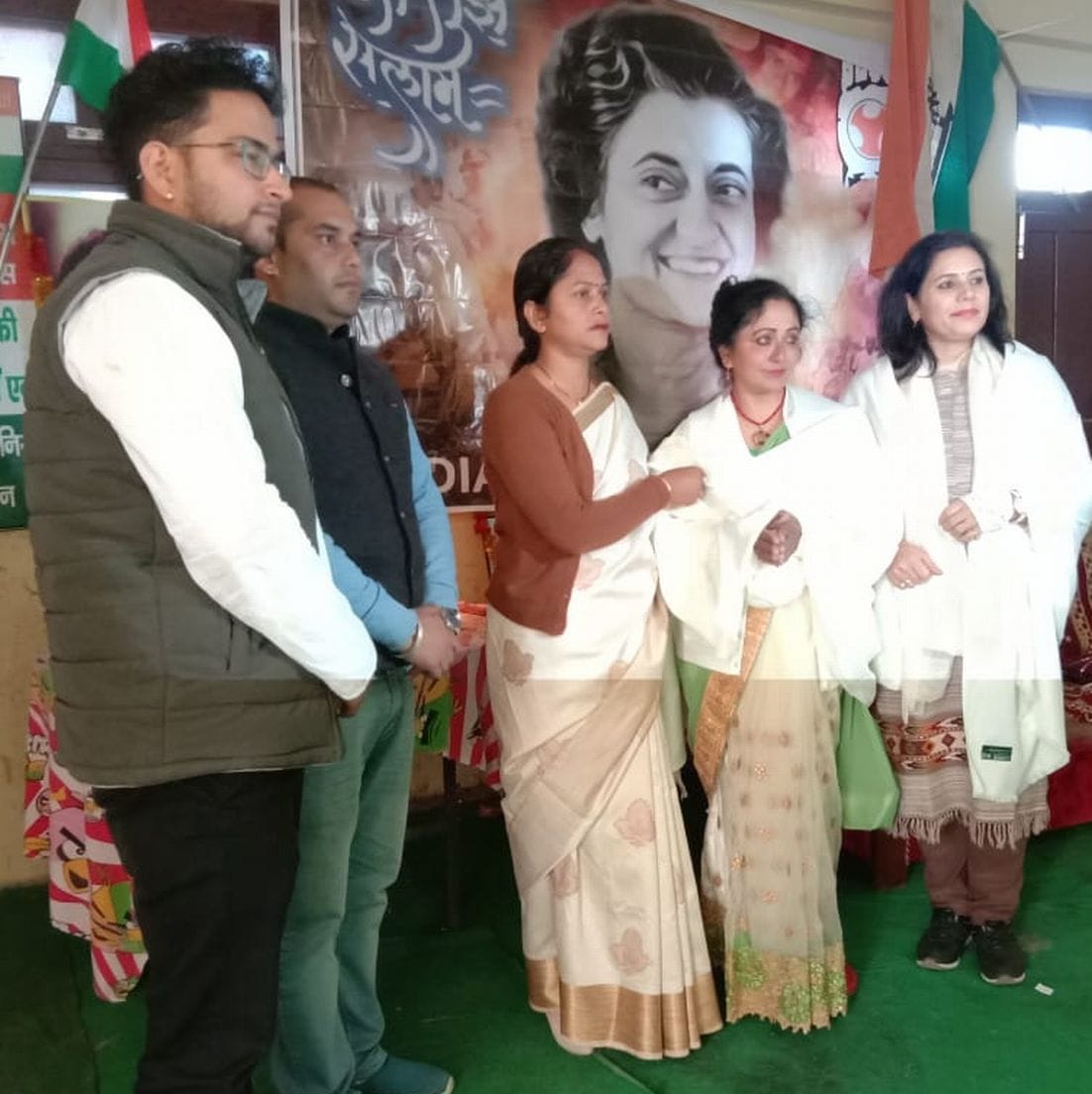 Women honored on Indira's birthday
