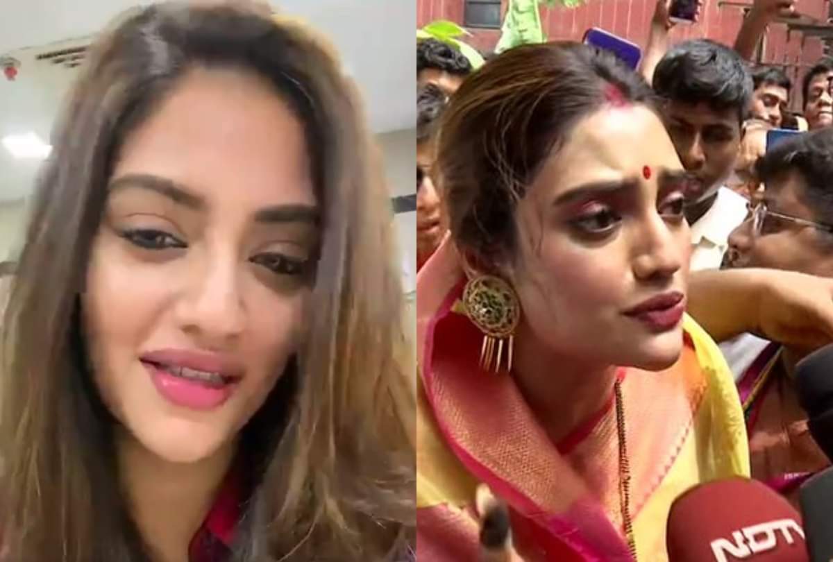 Citizenship Amendment Act 2019 Nusrat Jahan join rally with TMC Chief Minister Mamata Banerjee