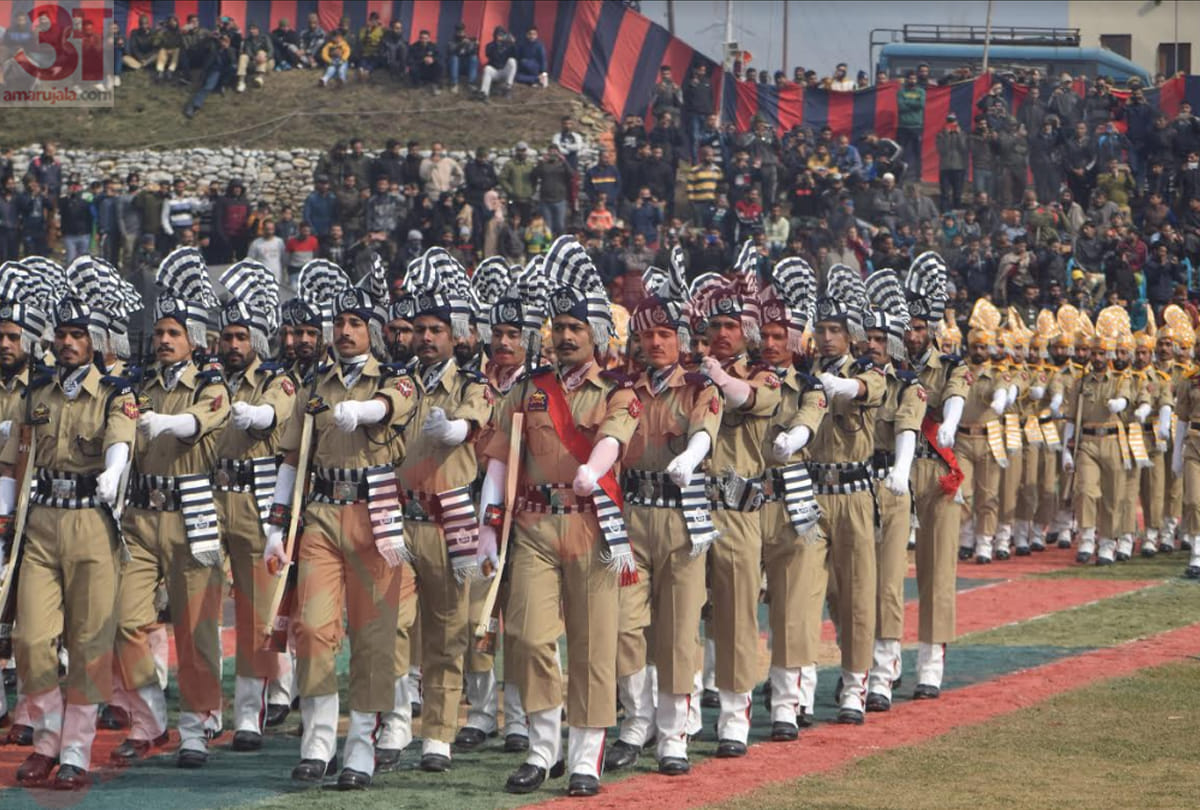 1145 jammu kashmir jawans take oath of only indian constitution first time in paasing out parade