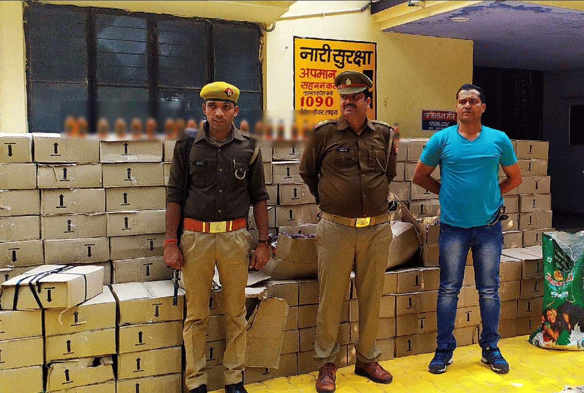 police recover illegal liquor in dokati ballia