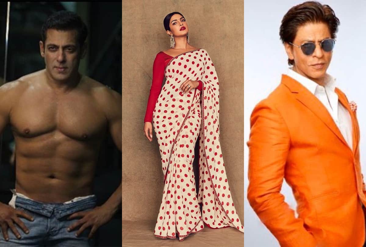 Priyanka Chopra Salman Khan Shah rukh Khan Sunny Leone Most Searched Indian Stars on internet