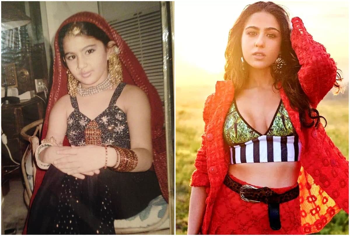 Tanhaji The Unsung Warrior Star Saif Ali Khan Daughter Sara Ali Khan Throwback Viral Photos