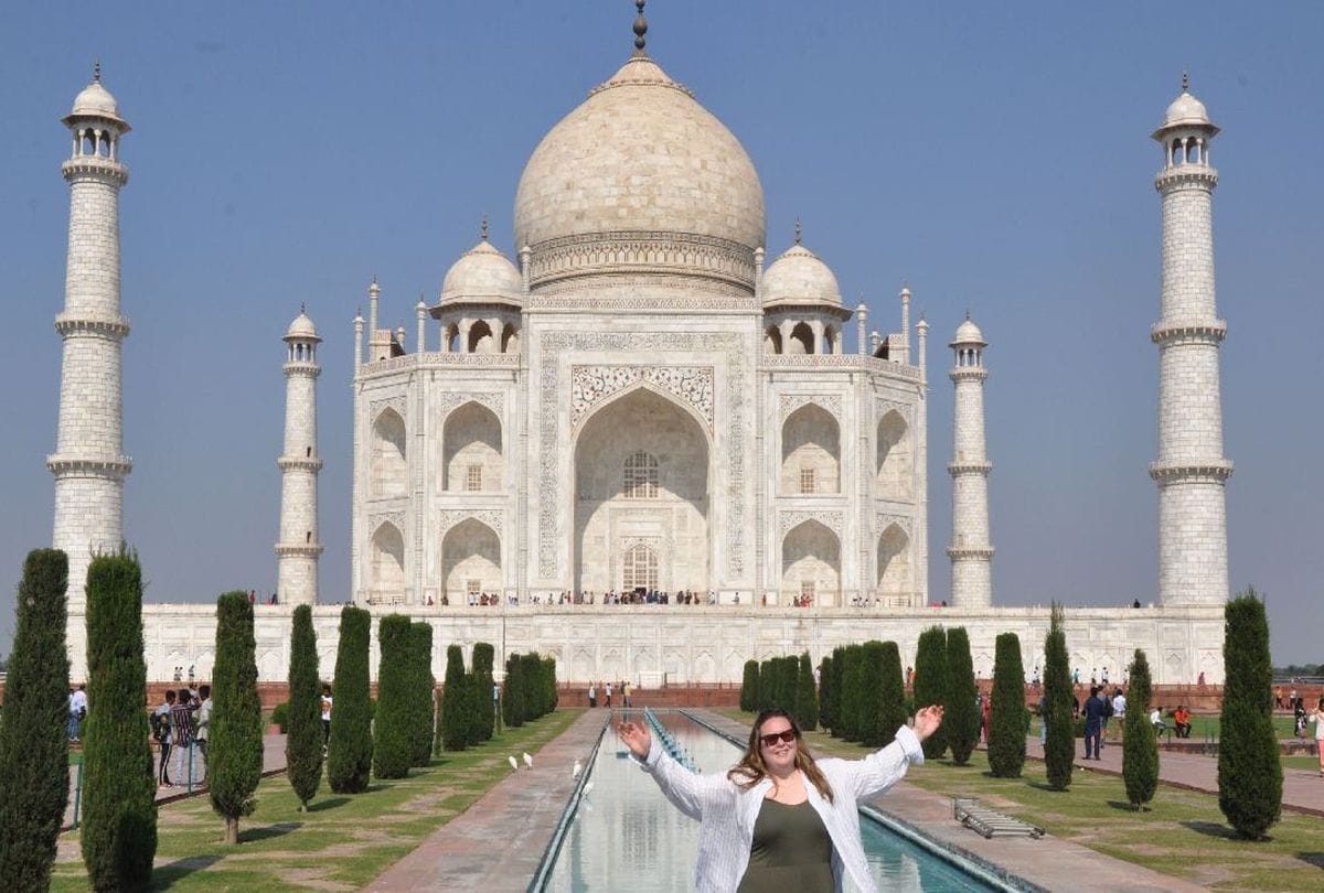 air quality improved and temperature down due to winds in agra