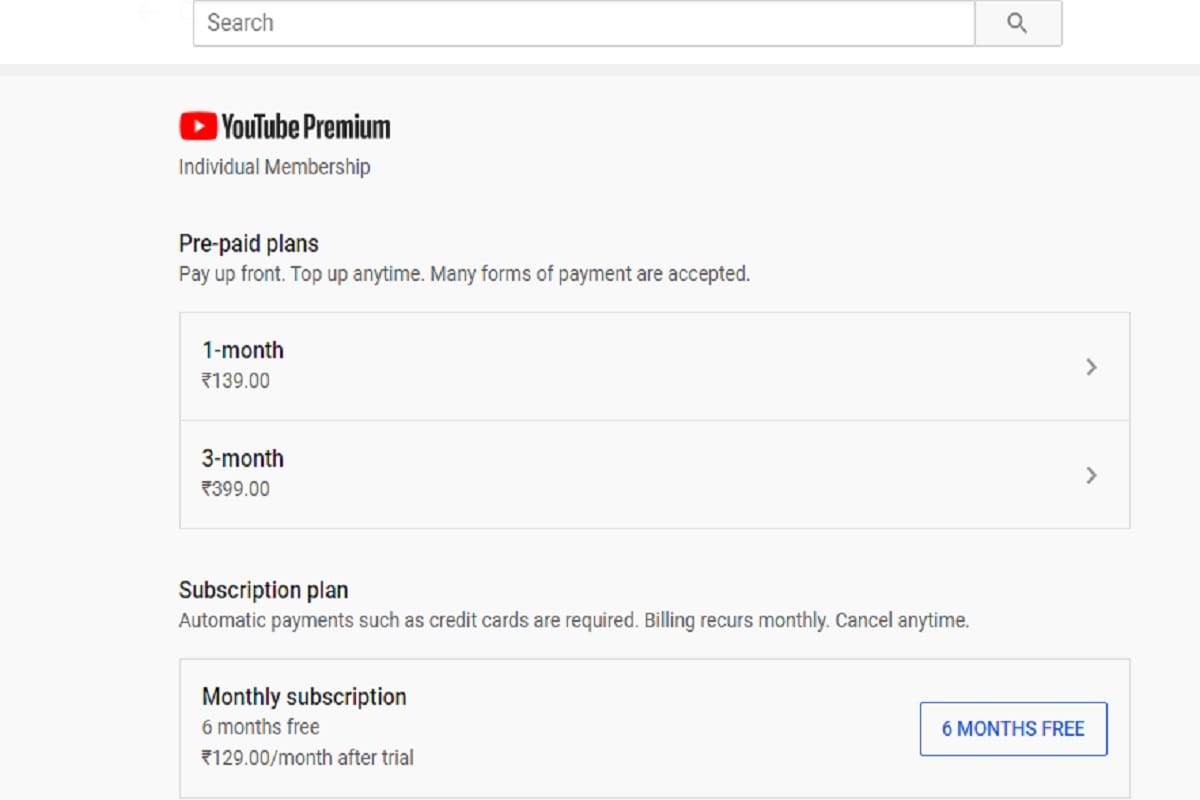 YouTube Premium