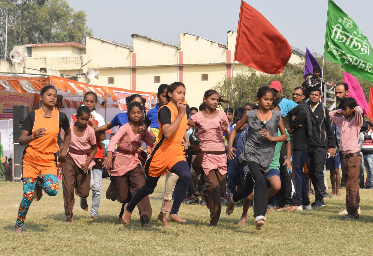 District level sports competition dominated the chaos