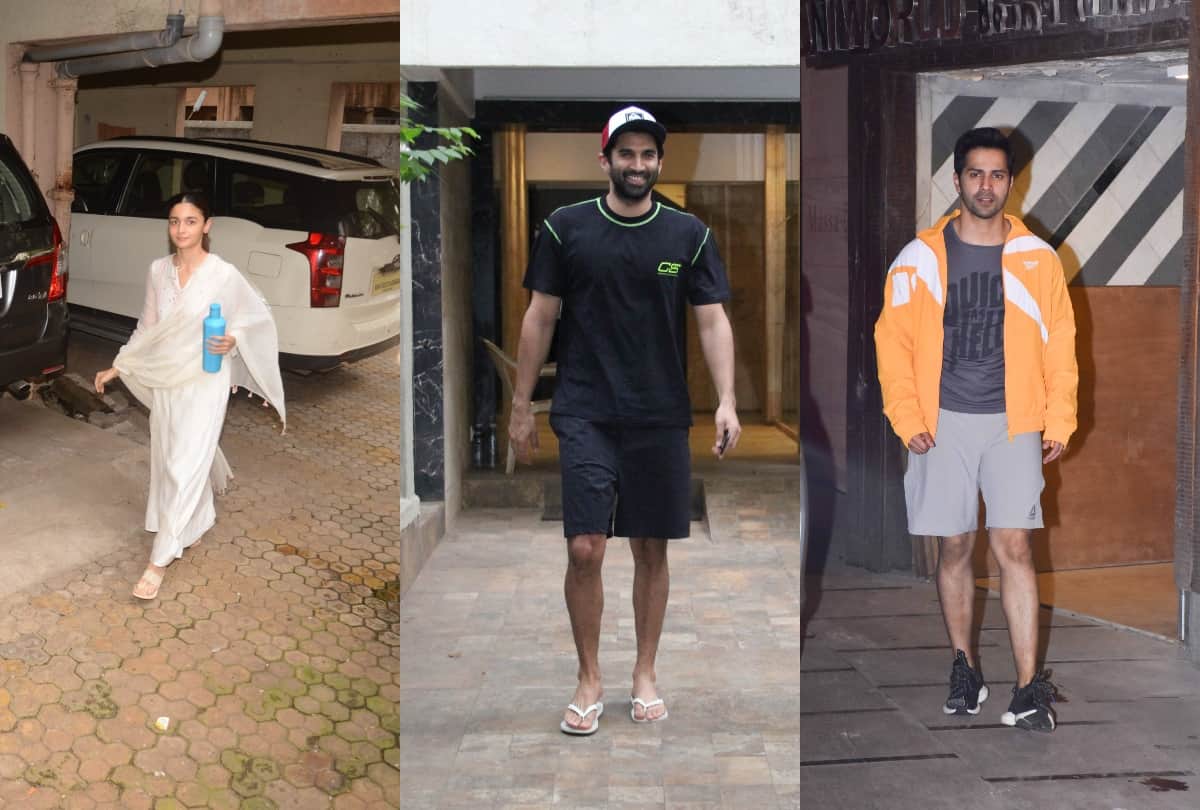 Alia Bhatt Farhan Akhtar Kiara Advani Mouni Roy Kajol Shahid Kapoor Varun Dhawan spotted in mumbai