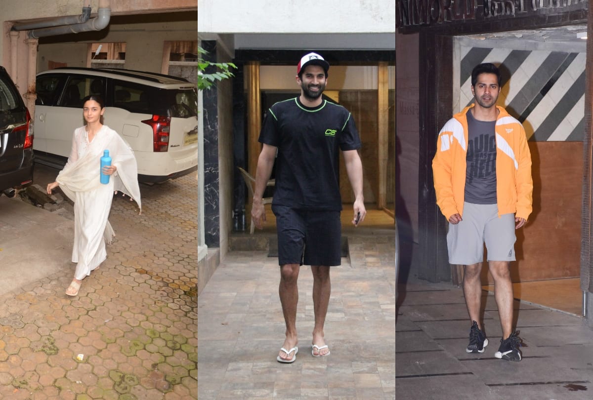 Alia Bhatt Farhan Akhtar Kiara Advani Mouni Roy Kajol Shahid Kapoor Varun Dhawan spotted in mumbai