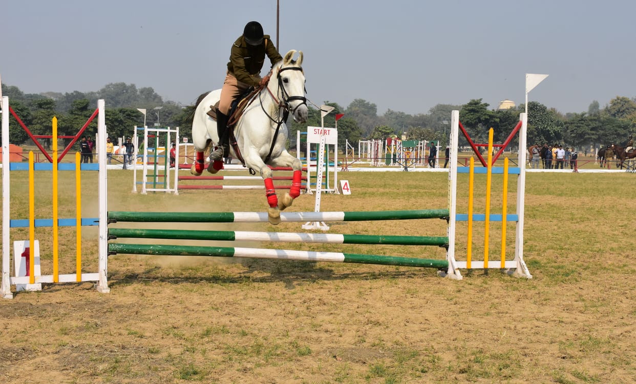 horse riding