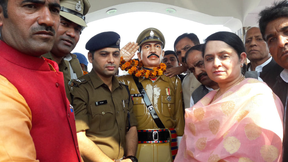 Statue unveiled on the death anniversary of Shaheed Jabar Singh