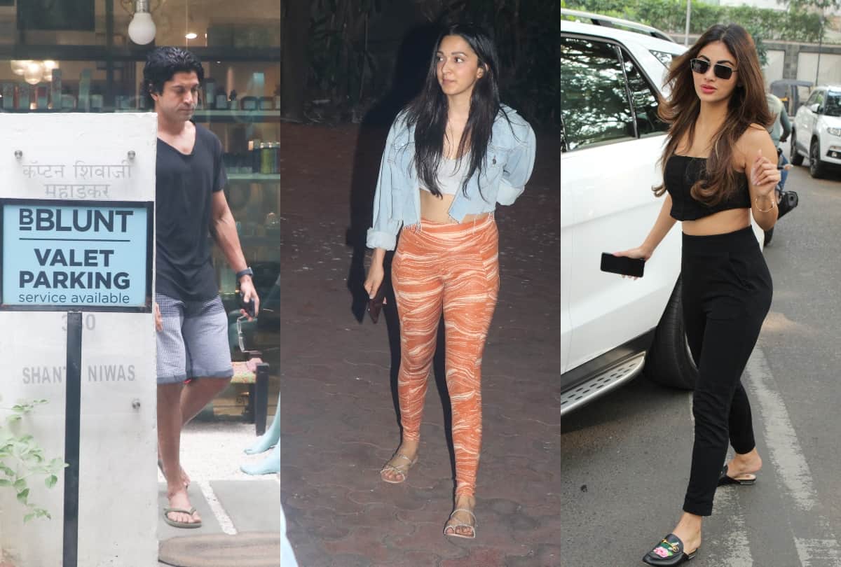 Alia Bhatt Farhan Akhtar Kiara Advani Mouni Roy Kajol Shahid Kapoor Varun Dhawan spotted in mumbai