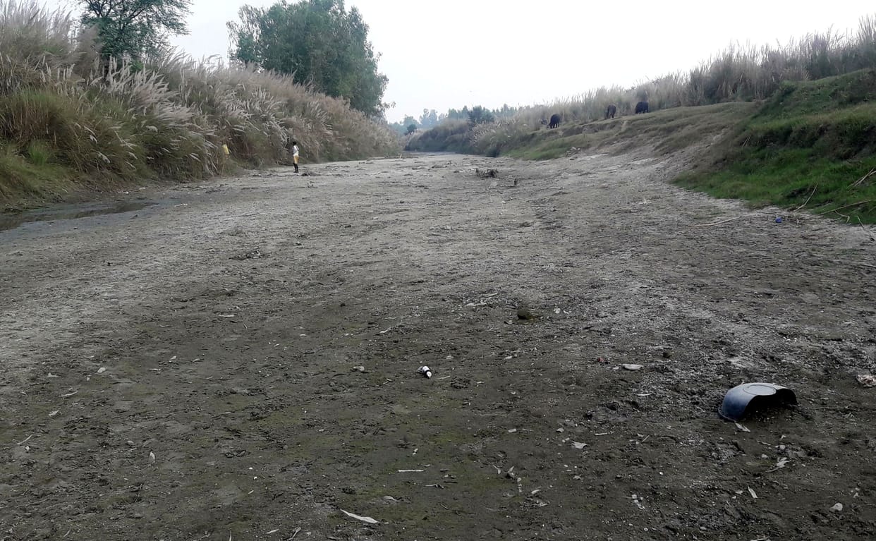 Drying of river Ishan increased irrigation crisis