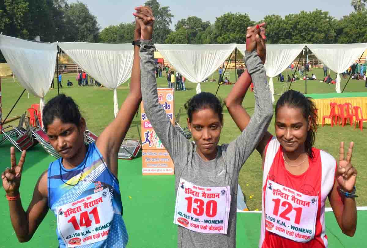 Rahul and Shyamli became champion in 2019 Indira Marathon
