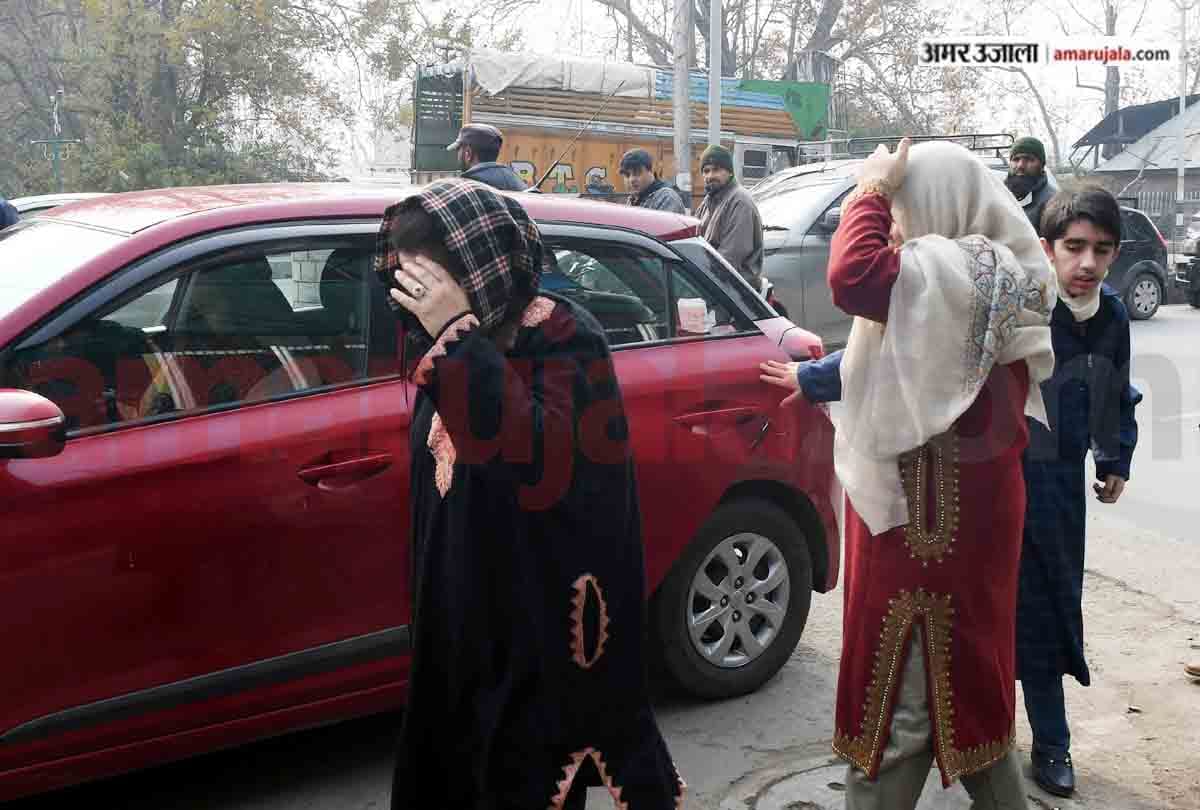 Relatives and family members of detained Politicians came to meet them at MLA Hostel in Srinagar