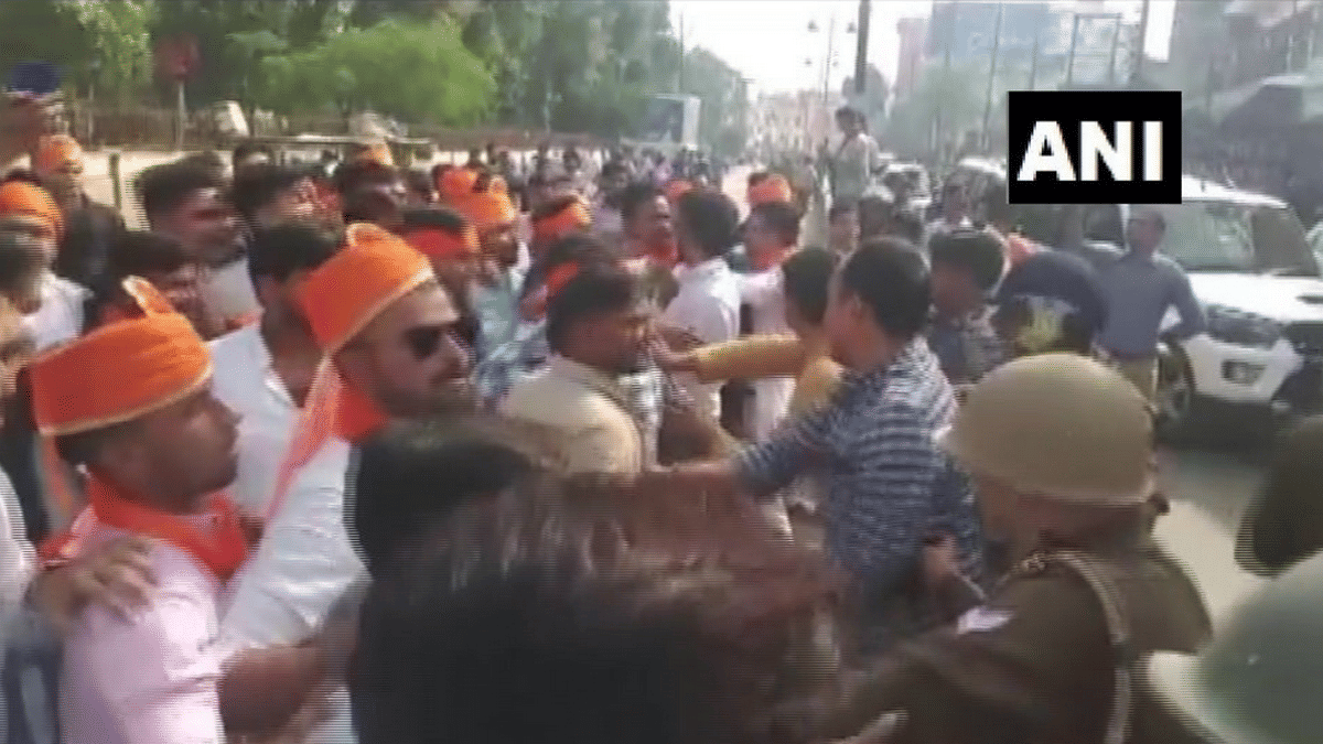 clash between two group in student union election candidates registration in kashi vidyapeeth