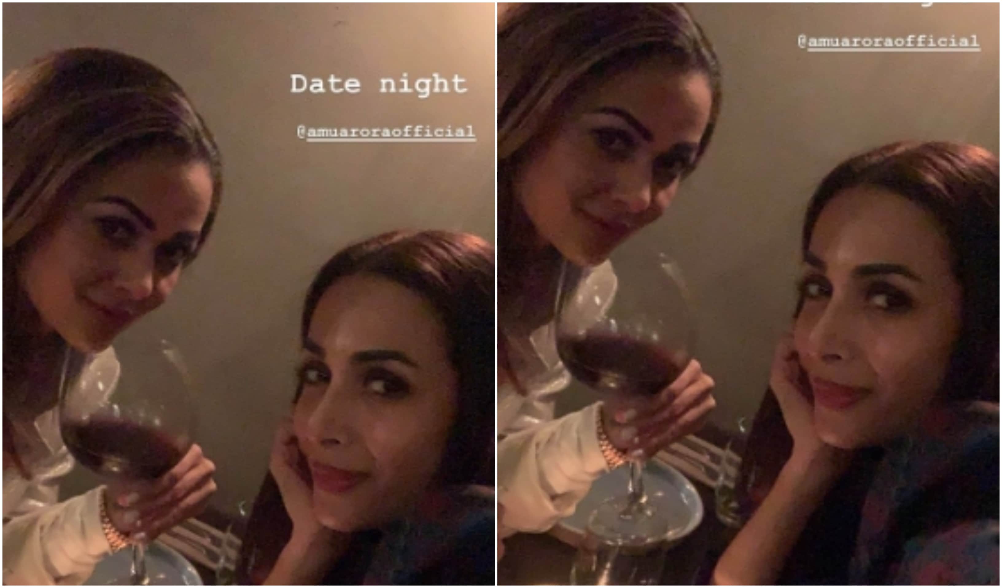 Malaika Arora date night with Amrita Arora Arjun Kapoor is missing