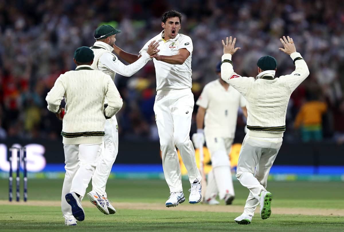 AUS v IND Mitchell Starc became the fastest bowler to take 250 test wickets in terms of balls