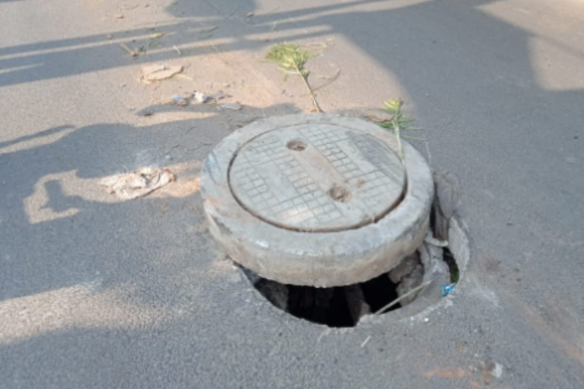 Open manholes are inviting people to death in Meerut, with no lid anywhere