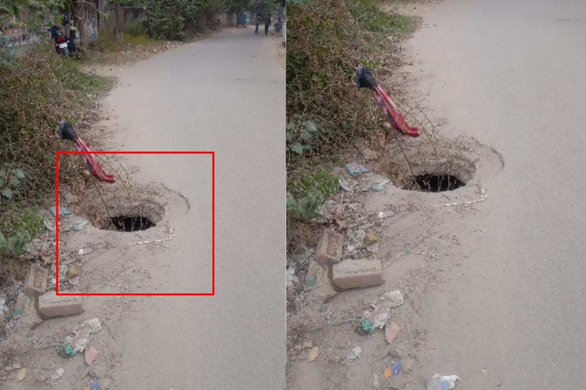Open manholes are inviting people to death in Meerut, with no lid anywhere