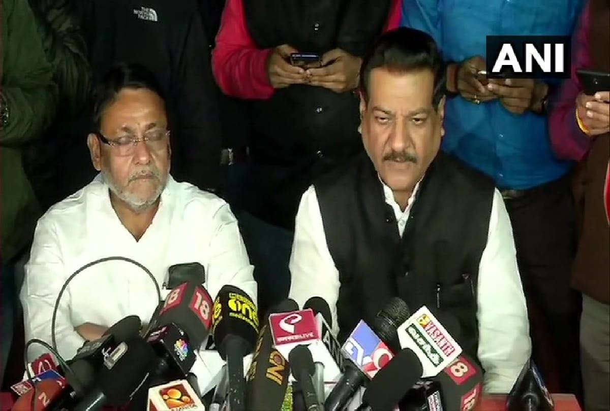 Prithviraj Chavan Nawab Malik said Congress NCP and Shiv Sena will formation govt very soon