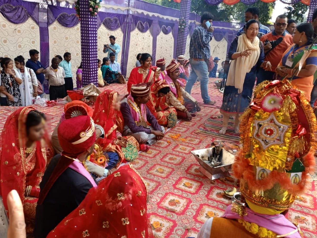 23 girl married in Samvasini grah in jaitpura varanasi