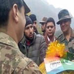 भारतीय सेना ने शब्बीर को भेजा वापस