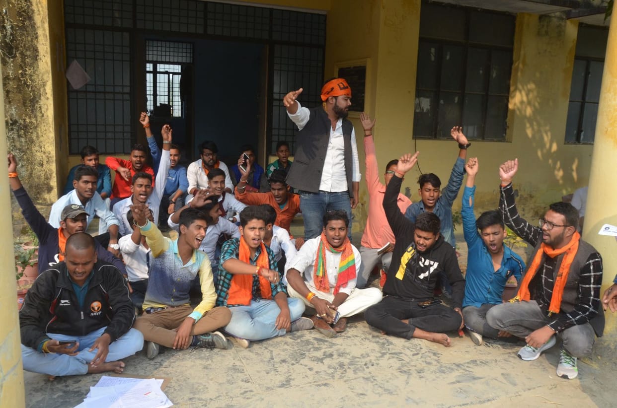 ABVP's performance in schools due to chaos