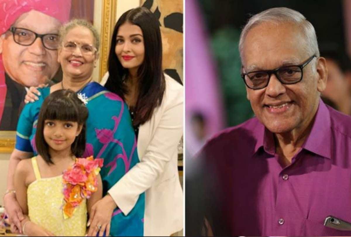 Aishwarya Rai and Abhishek Bachchan Post Photo of Krishnaraj Rai on his Birthday