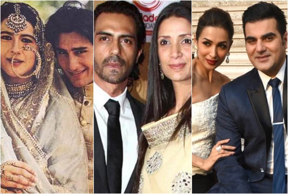 Malaika Arora Arbaaz Khan Arjun Rampal Dia Mirza Farhan Akhtar Karisma Kapoor and Saif Ali Khan these bollywood celebrities Separated by divorced after long time