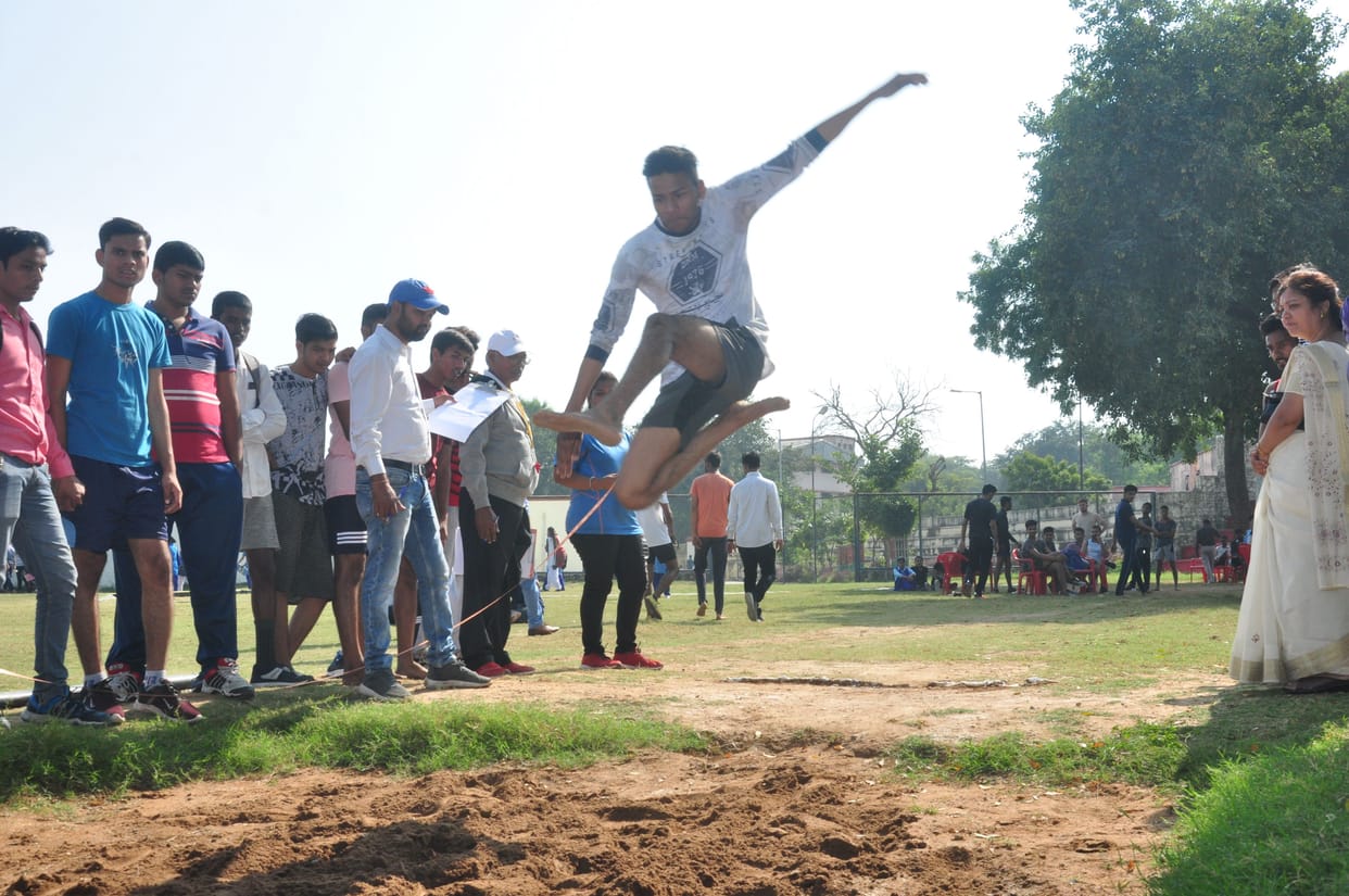 long jump and rilley race in bic