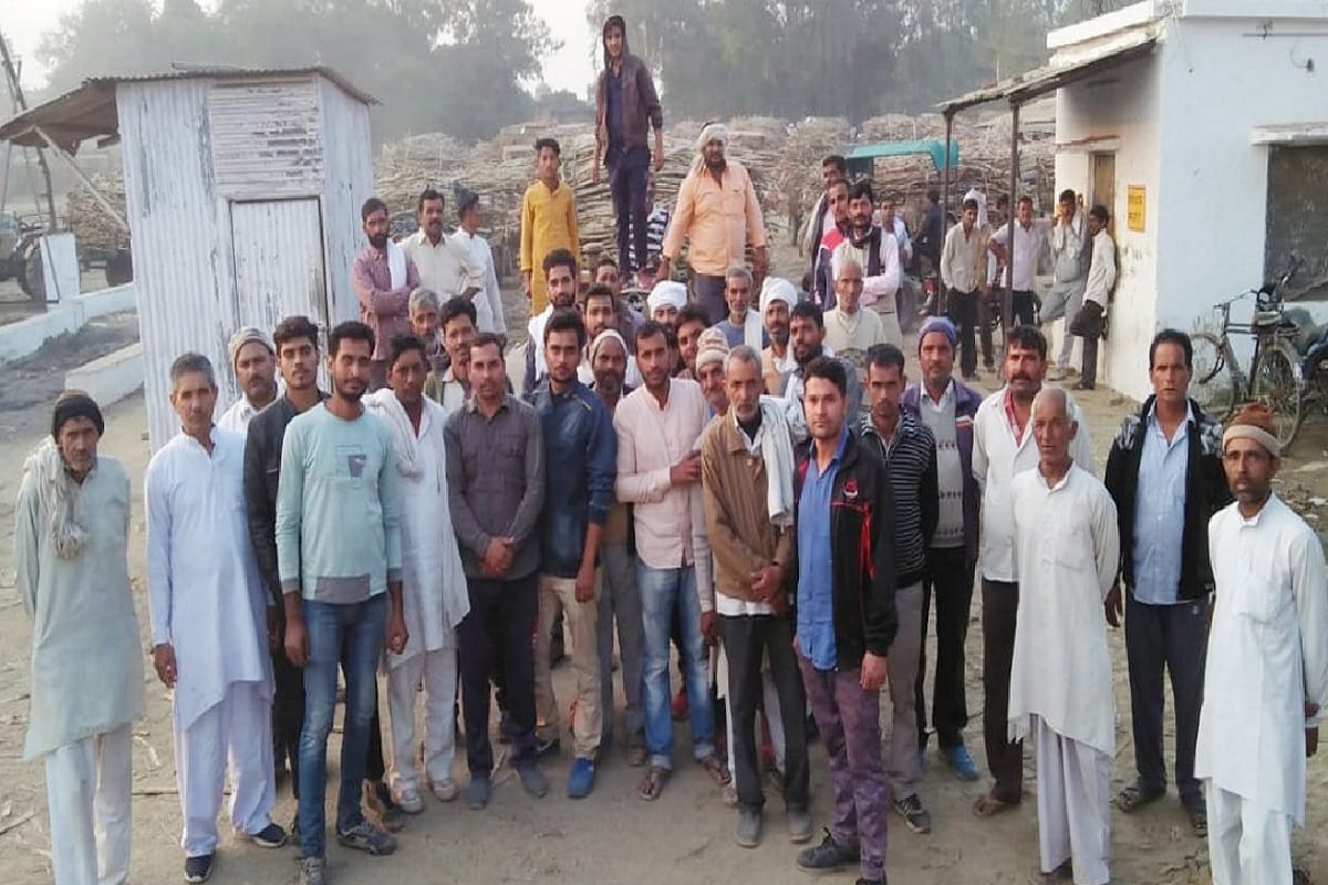 The arrangement is not well in Ramala mill of Baghpat district and farmers are upset