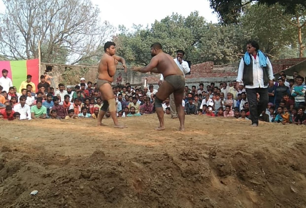 Bihar's women wrestler wins in wrestling