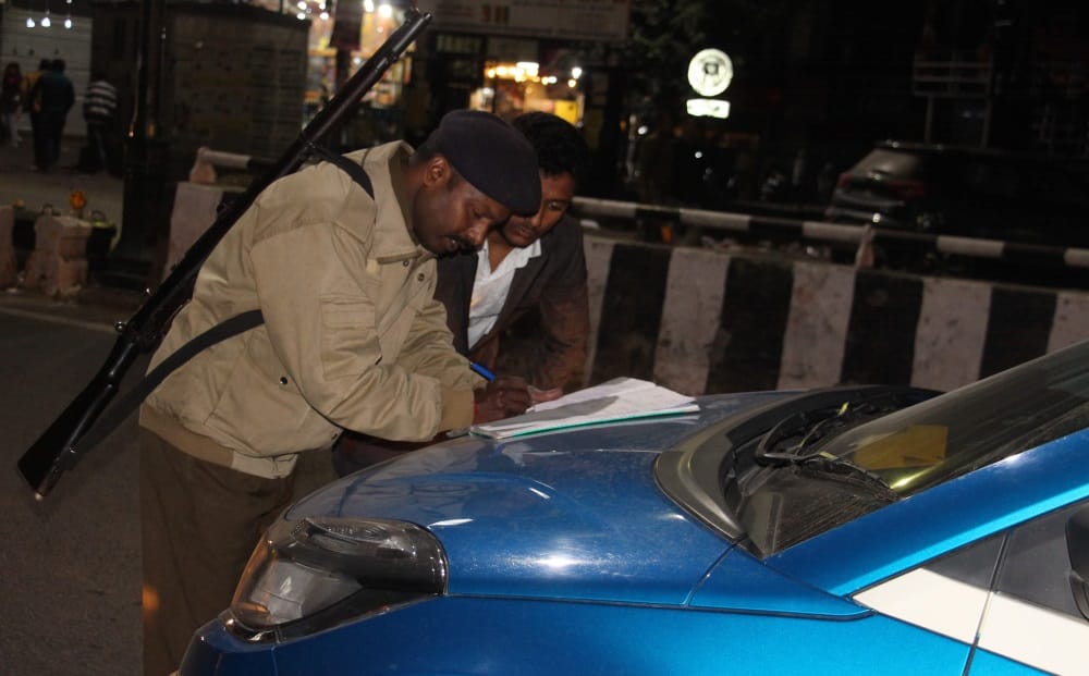 late night dehradun police checking live