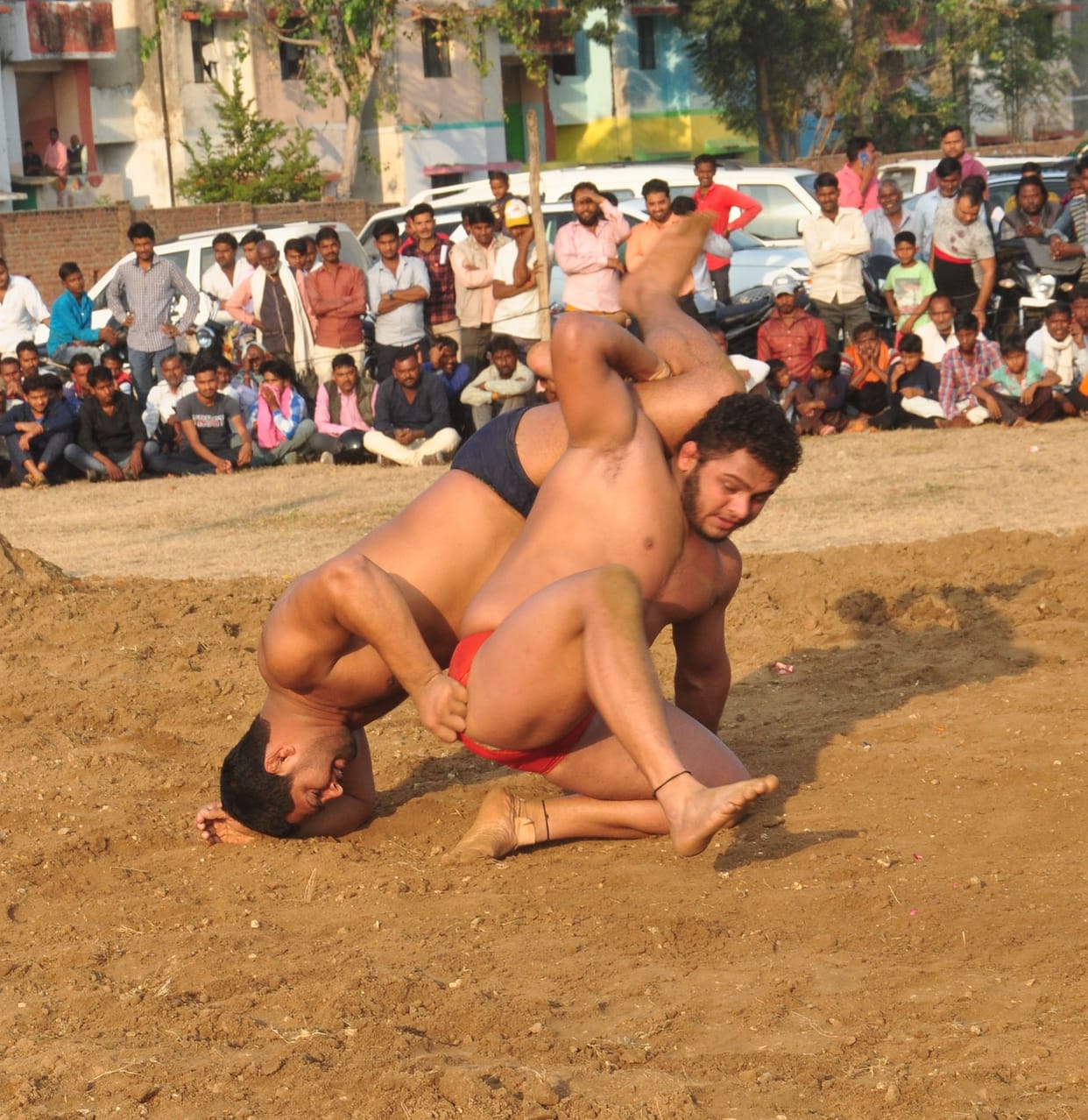 gaurav beat ankit in wrestling