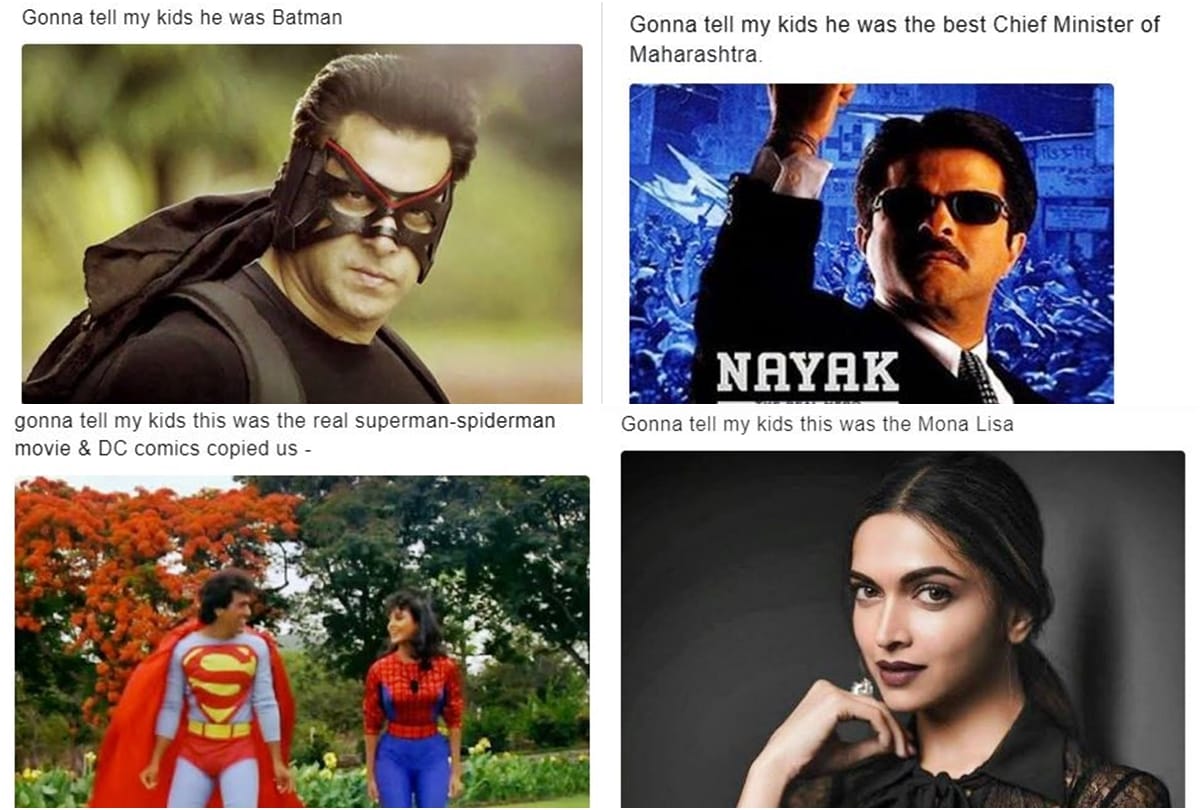 hilarious Bollywood memes on Gonna Tell My Kids trend on social media