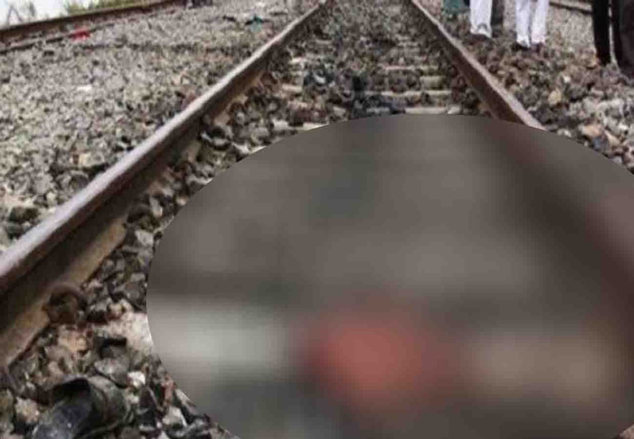 woman died due to double decker train in hardoi,one injured
