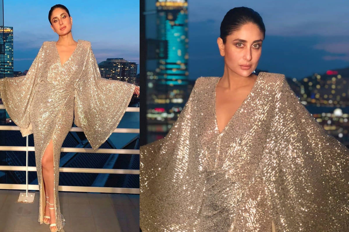 kareena kapoor expensive airport look in belstaff navy sweatshirt