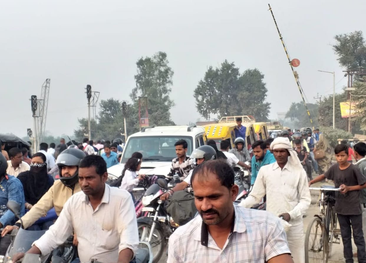 Railway overbridge project stuck for three years