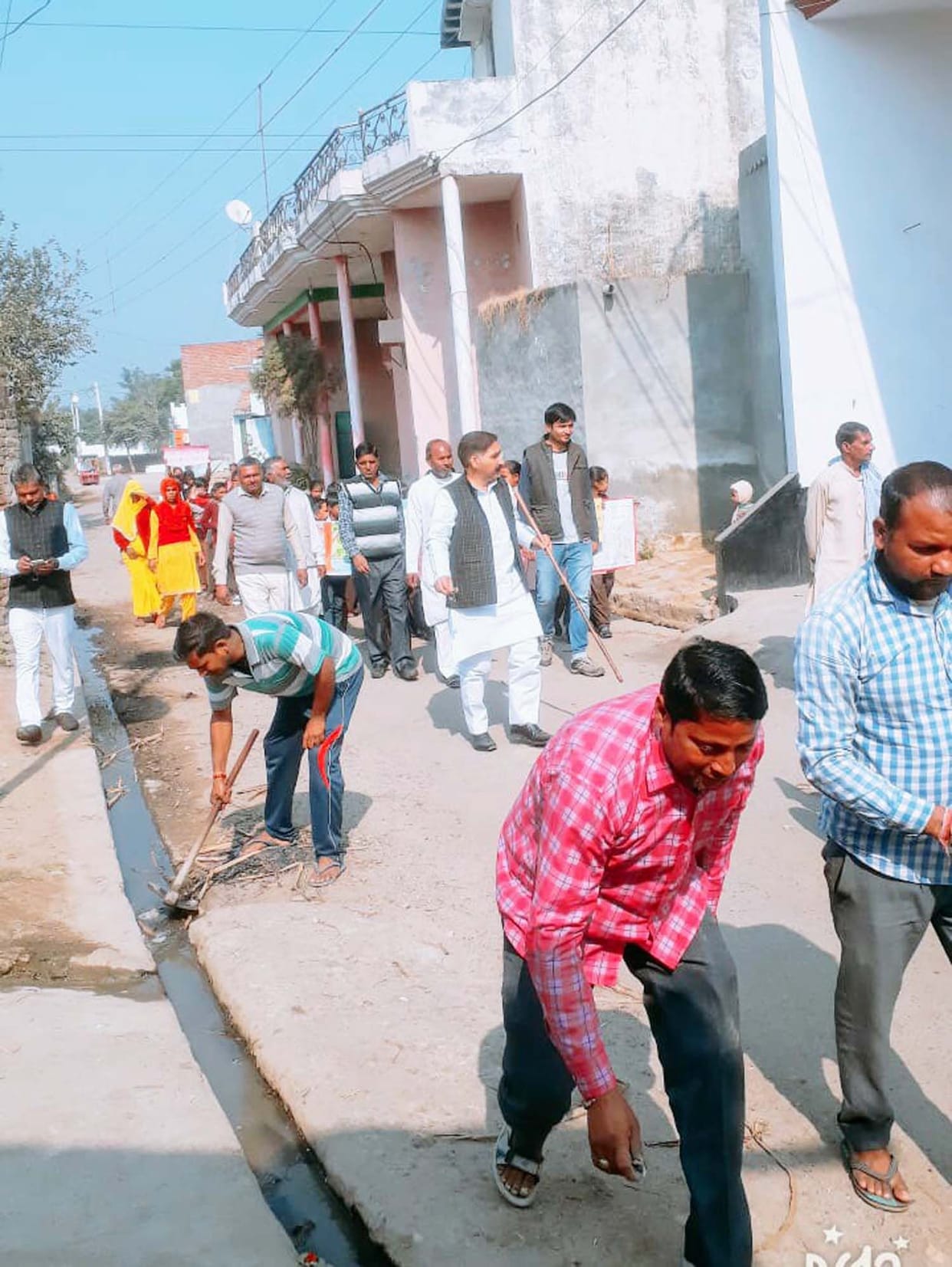sanitation compain in daurala