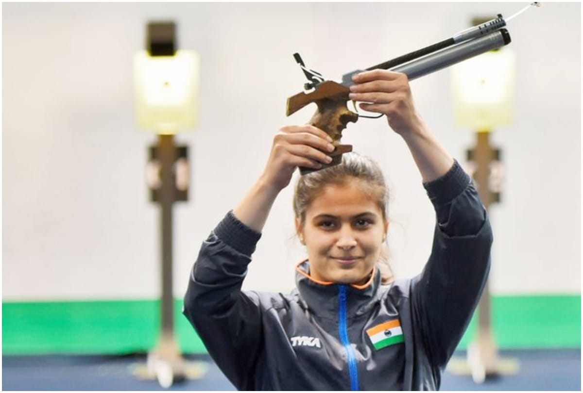 Manu Bhaker win gold in Shooting World Cup in 10m Air Pistol