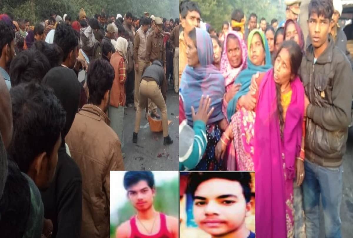 big road accident in lucknow see the photos