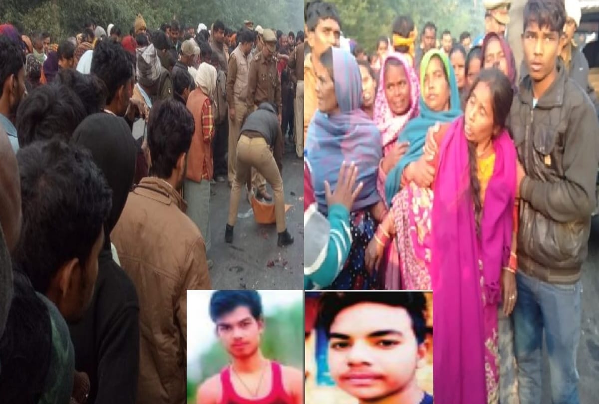 big road accident in lucknow see the photos