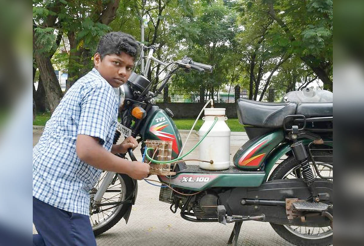 11th Class student D Devendiran from Made Hydrogen Kit in Rs 2500 to power bike got big offer