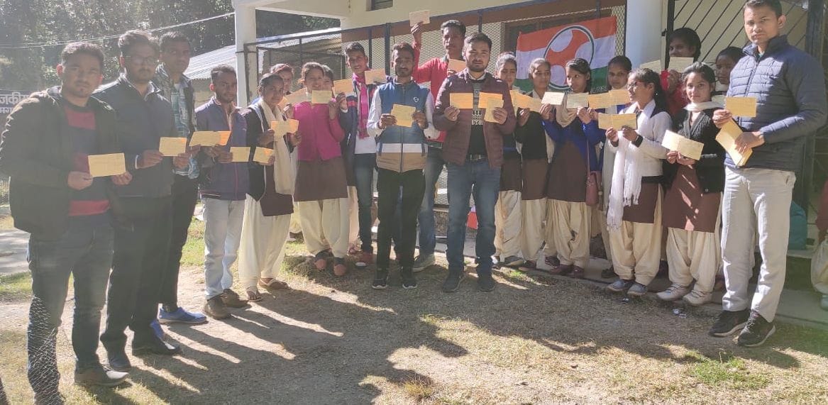 NSUI and Youth Congress in support of AYUSH students